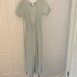 Zara Light Green Textured Fabric